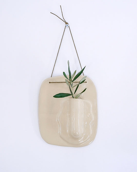 Hanging vase - White